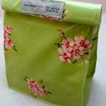 Oilcloth Lunch Bag - Flower..