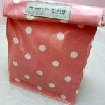 oilcloth Lunch Bag - Spots ..