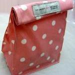 oilcloth Lunch Bag - Spots ..