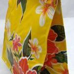 Oilcloth Lunch Bag: Hibiscu..