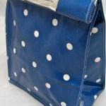Oilcloth Lunch Bag - Spots ..