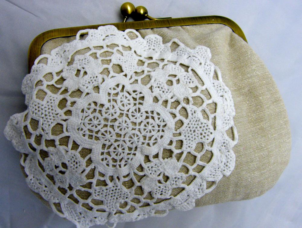 Fabby Purse - Doily 